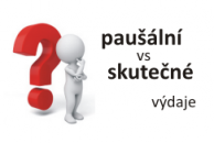 Paušální výdaje versus výdaje skutečné